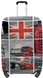 Чехол защитный для большого чемодана из неопрена L Лондон коллаж 8001-0433, Мультицвет-800