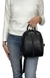 Шкіряний рюкзак Karya на один відділ KR6023-45 чорного кольору, Чорний, Зерниста