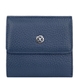 Малий гаманець на кнопці Tergan із зернистої шкіри TG5627 джинсового кольору