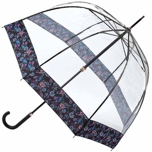 Зонт-трость женский Fulton Birdcage-2 Luxe L866 Luminous Floral (Светящиеся цветы)
