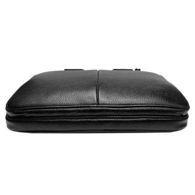 Мужская сумка-портфель Bond NON из натуральной телячьей кожи 1320-281 черная