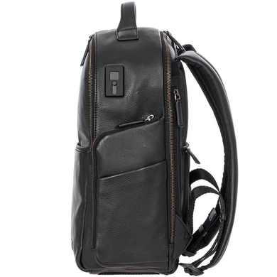 Рюкзак из натуральной кожи с отделением для ноутбука до 15" BRIC'S Torino BR107702 черный