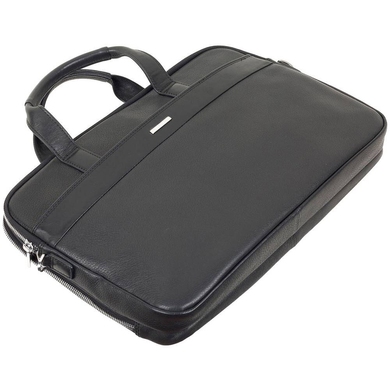Мужская сумка-портфель из натуральной кожи Tony Perotti NEW Contatto 9957-39 черная