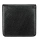 Малий гаманець Karya з натуральної шкіри 1106-45/46 чорний з червоним усередині