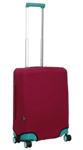 Чехол защитный для малого чемодана из неопрена S 8003-42 Бордовий, Бордовый