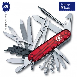 Складной нож Victorinox Cybertool 41 1.7775.T (Красный)