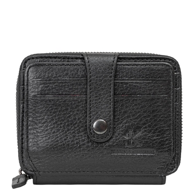 Мужское портмоне Karya из натуральной кожи 0024-45 черного цвета, Черный