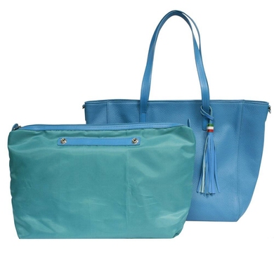 Жіноча сумка Tony Perotti Star 6125 блакитна, Блакитний
