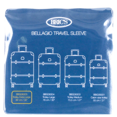 Чехол на чемодан гигант Bric's BAC20938.999 прозрачний, Прозрачный с голубым отливом