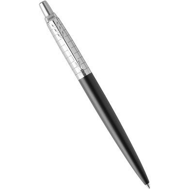 Шариковая ручка Parker Jotter 17 Premium Bond Street Black Grid CT BP 17 432 Черный/Хром