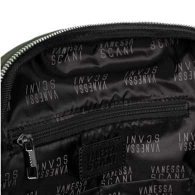 Жіноча текстильна сумка Vanessa Scani з натуральною шкірою V023 хакі, Хакі