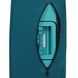 Чехол защитный для малого чемодана из неопрена S 8003-38 темно-бирюзовый, Темно-бирюзовый