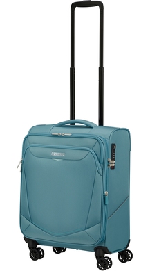 Чемодан American Tourister SummerFunk текстильный на 4-х колесах ME7*004;01 Breeze Blue (малый)