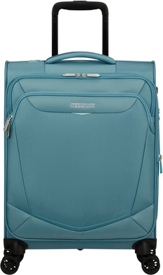 Чемодан American Tourister SummerFunk текстильный на 4-х колесах ME7*004;01 Breeze Blue (малый)