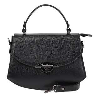 Жіноча шкіряна сумка Tony Bellucci з верхньою ручкою TB0884-281 чорного кольору, Чорний