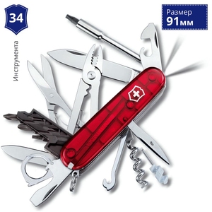 Складной нож Victorinox Cybertool Lite 1.7925.T (Красный)
