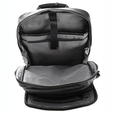 Рюкзак з натуральної шкіри з відділенням для ноутбука до 13,3" BRIC'S Torino BR107714 чорний