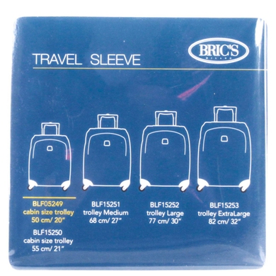 Чохол на екстра малу валізу Bric's BAC00939, Прозрачный с голубым отливом