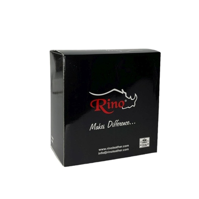 Джинсовый кожаный ремень Rino 439040-203-01 черного цвета