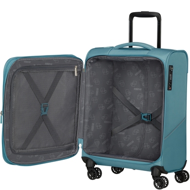 Чемодан American Tourister SummerFunk текстильный на 4-х колесах ME7*004;01 Breeze Blue (малый)