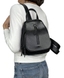 Кожаный рюкзак Karya внутри на два отдела KR6025-45 черного цвета, Черный, Зернистая