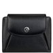 Шкіряний середній гаманець Tergan із зернистої шкіри TG5714 чорного кольору
