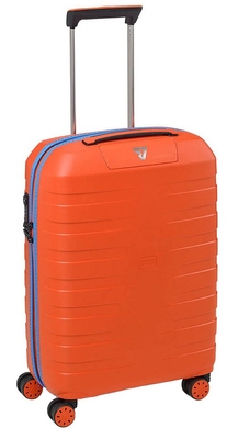 Валіза із поліпропілену на 4-х колесах Roncato Box 2.0 5543 (мала), 554-7852-Orange/light blue