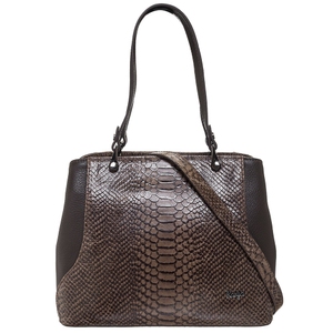 Женская сумка из натуральной кожи Karya 226-39 коричневого цвета, Коричневый