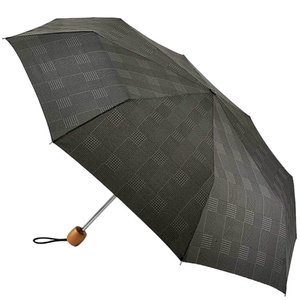 Зонт унисекс Fulton Stowaway Deluxe-2 L450 Smoke Grey Check (Серая клетка)
