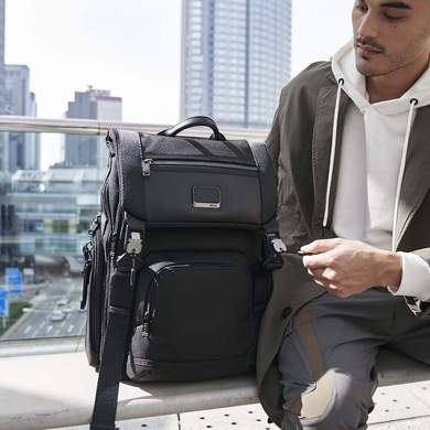 Рюкзак з відділенням ноутбука до 15" TUMI Alpha Bravo Lark Backpack 0232651D Black