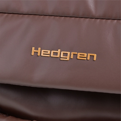 Жіноча дута сумка Hedgren Cocoon PUFFER HCOCN03/548-02 Bitter Chocolate