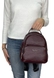 Шкіряний жіночий рюкзак Tony Bellucci на один відділ TB0687-1905 баклажановий, Фіолетовий, Зерниста