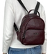 Женский кожаный рюкзак Tony Bellucci на один отдел TB0687-1905 баклажановый, Фиолетовый, Зернистая