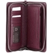 Кожаное портмоне унисекс с кистевым ремнем Karya 1126-243 баклажанового цвета
