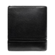 Карманное мужское портмоне из натуральной кожи Karya 0991-1 черного цвета, Черный