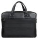 Мужская сумка-портфель Bond NON из натуральной телячьей кожи 1411-281 черная