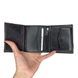 Кишенькове чоловіче портмоне з натуральної шкіри Karya 0991-1 чорного кольору, Чорний