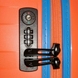 Валіза із поліпропілену на 4-х колесах Roncato Box 2.0 5543 (мала), 554-7852-Orange/light blue