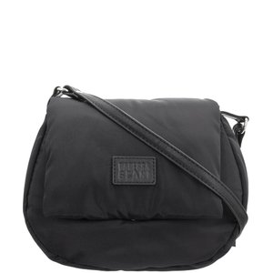 Женская текстильная сумка Vanessa Scani с натуральной кожей V015 черная, Черный