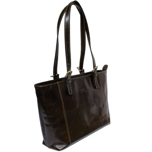Жіноча сумка Tony Perotti Italico 6071 коричнева, Коричневий