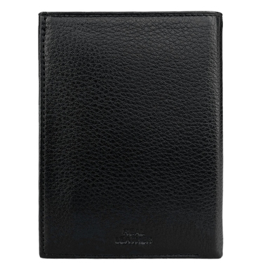Шкіряне портмоне Eminsa з відкидними кишенями ES1092-12-1 чорного кольору, Чорний