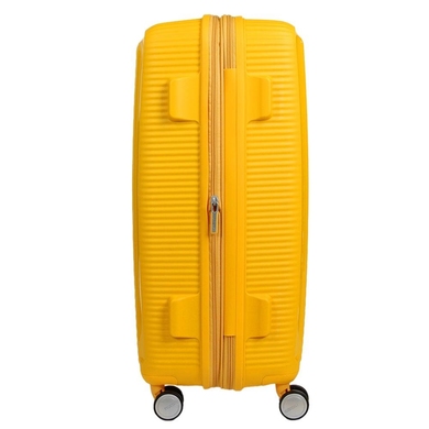 Чемодан American Tourister Soundbox из полипропилена на 4-х колесах 32G*002 Golden Yellow (средний)