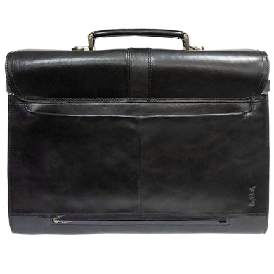 Чоловічий портфель з натуральної шкіри Tony Perotti Italico 9156 nero (чорний)