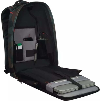 Рюкзак-антивор с отделением для ноутбука до 15.6" Samsung Securipak KA6*001 Deep Forest Camo