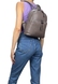 Женский рюкзак на один отдел из натуральной кожи Karya 6008-51 цвета таупе, Бежевый, Зернистая