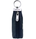 Шкіряна ключниця Karya на блискавці з кільцем для ключів KR446-44 синього кольору