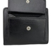 Шкіряний малий гаманець Tergan з гладкої шкіри TG5674 чорного кольору