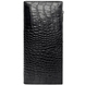 Мужское вертикальное портмоне из натуральной кожи Karya 0969-53 черного цвета, Черный