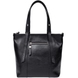 Жіноча сумка з натуральної дрібнозернистої шкіри Karya 2276-45 чорна, Чорний