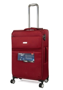 Валіза IT Luggage Dignified текстильна на 4-х колесах 2344-08-M (середня), ITLuggage-Dignified-Ruby-Wine